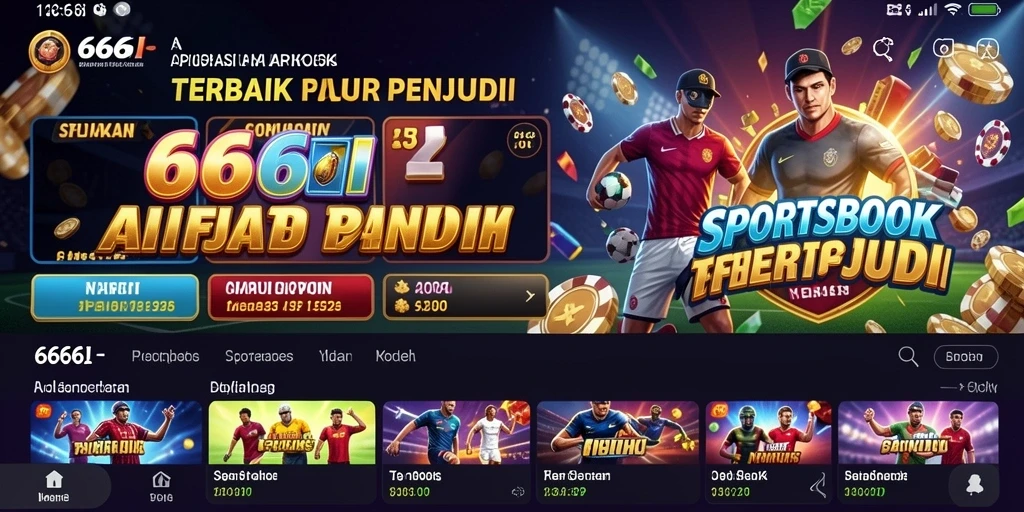 Screenshot utama 666I menampilkan pengalaman taruhan olahraga yang mendebarkan.