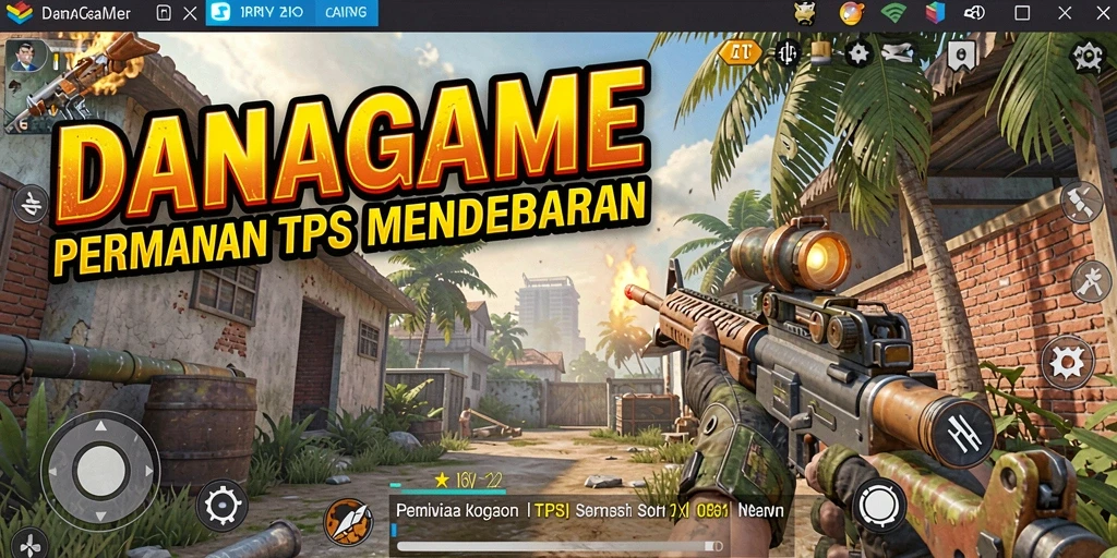 Tampak aksi gameplay seru dalam DANAGAME.
