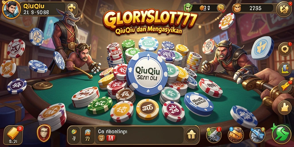 Tampilan gameplay QiuQiu di GLORYSLOT777 yang seru dan mendebarkan.