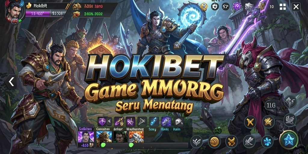 Tampilan gameplay HOKIBET yang menampilkan pertarungan seru dan grafis menawan.