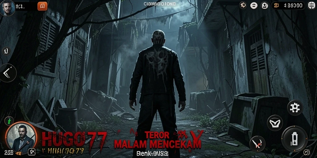 Gameplay menakutkan dengan suasana mencekam di HUGO77.