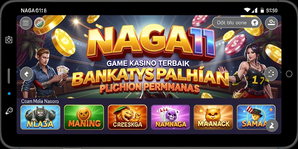 Tampilan gameplay NAGA11 yang menakjubkan dan penuh aksi Kasino.