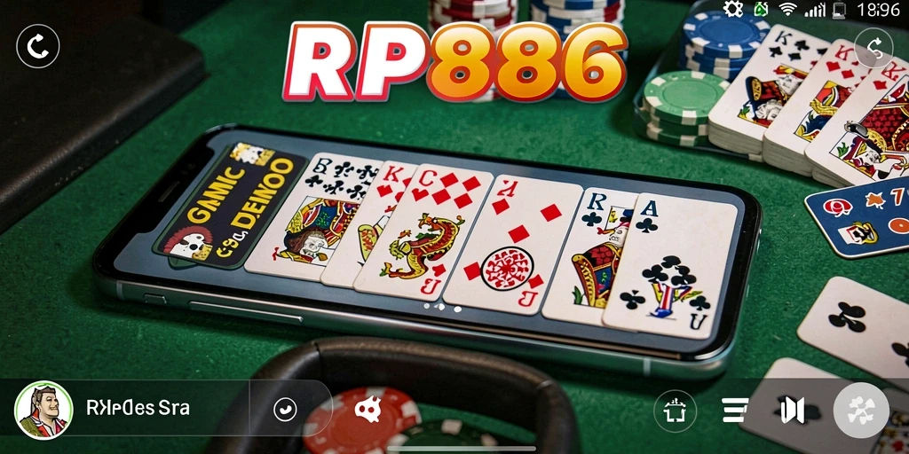 Tampilan gameplay seru dan menarik dari RP886.