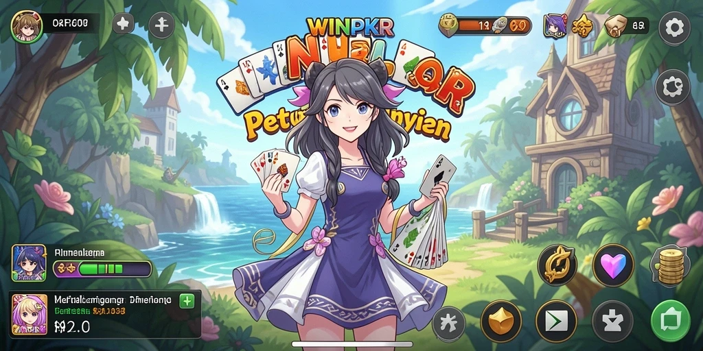 Screenshot <strong>WINPKR</strong> menunjukkan aksi seru dalam dunia Anime.